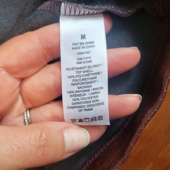 Dynamite leather snakeskin feel skirt - Picture 3 of 3